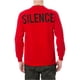 thumbnail image 1 of Camiseta Gráfica Black Scale The Moment Of Silence Hombre Rojo Grande, 1 of 2
