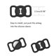 thumbnail image 3 of 2PCS Silicone Protective Holder Portable Anti Lost Cover Compatible for AirTag and Pet Collar, 3 of 5