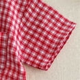 thumbnail image 7 of OGLCCG Boys Button Down Shirts Short Sleeve Boys Dress Shirt with Pocket for School Party Wedding Kids Baisc Plaid Shirts 1-12 Years, 7 of 7