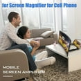 thumbnail image 2 of 18-inch Phone Screen Magnifier, HD Mobile Projector Screen Amplifier with Stand for Watching Movies & Videos, Phone Movie Projector Screen for All Smartphones, 2 of 11