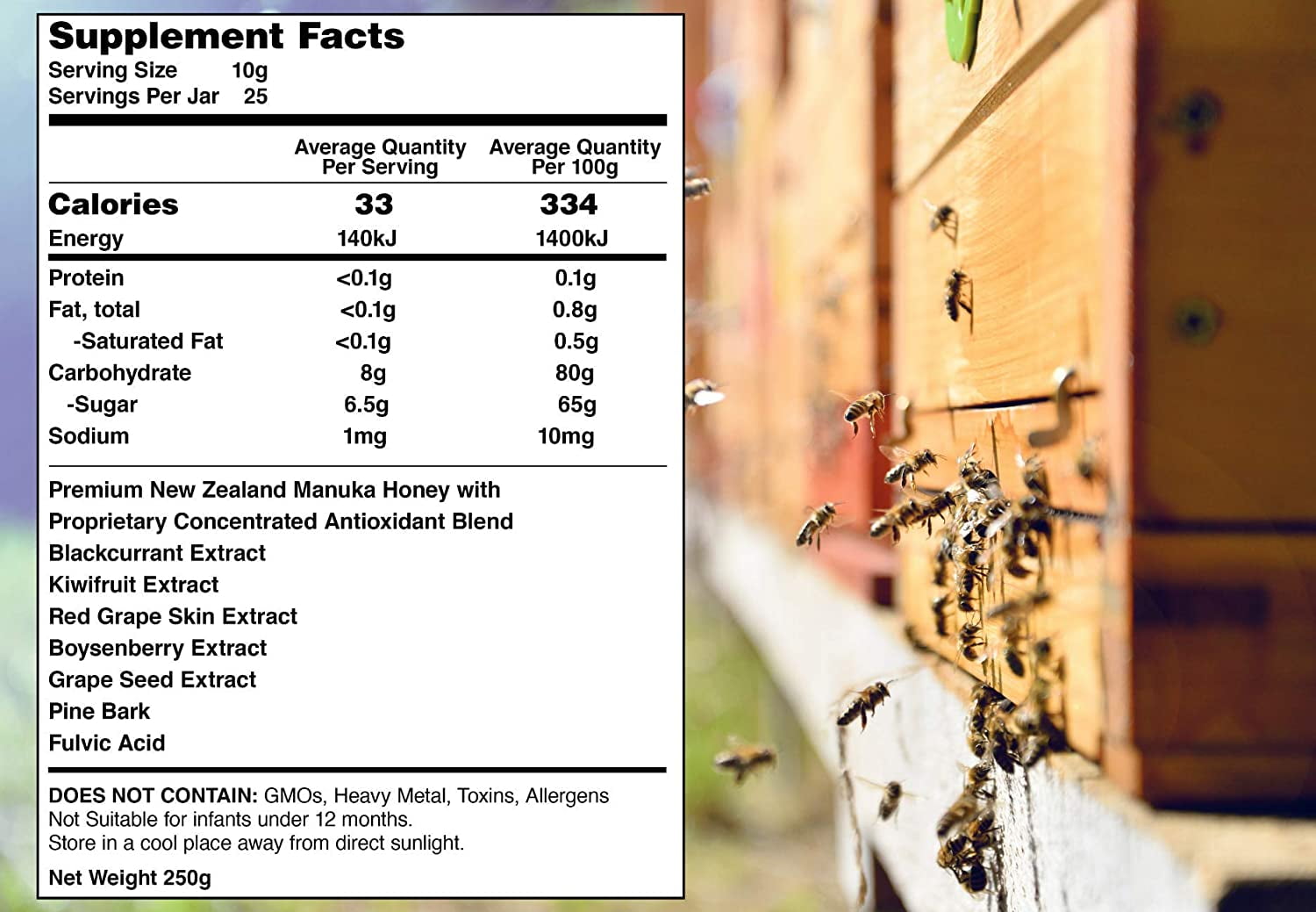 FREZZOR New Zealand Manuka Honey UAF1000+ & Multifloral Manuka Honey UAF1000+