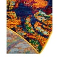 thumbnail image 7 of Unique Loom Calypso Collection Area Rug - Spouge (7' 10" Round Multi/Blue), 7 of 7