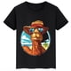thumbnail image 5 of Ropa infantil con estampado de dibujos animados de camellos, camisetas negras de manga corta de verano para niños, camisetas de algodón personalizadas para niños y niñas, 5 of 5