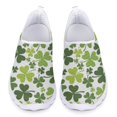 thumbnail image 1 of Zapatos casuales para mujer con estampado de trébol en 3D del Día de San Patricio, zapatos para caminar de malla transpirable, mocasines de moda para mujer, calzado, 1 of 5
