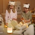 thumbnail image 4 of Night Light Touch Sensor Lamp Bedside Table Lamp for Kids Bedroom Rechargeable Dimmable Warm White Light and RGB Color Changing, 4 of 5