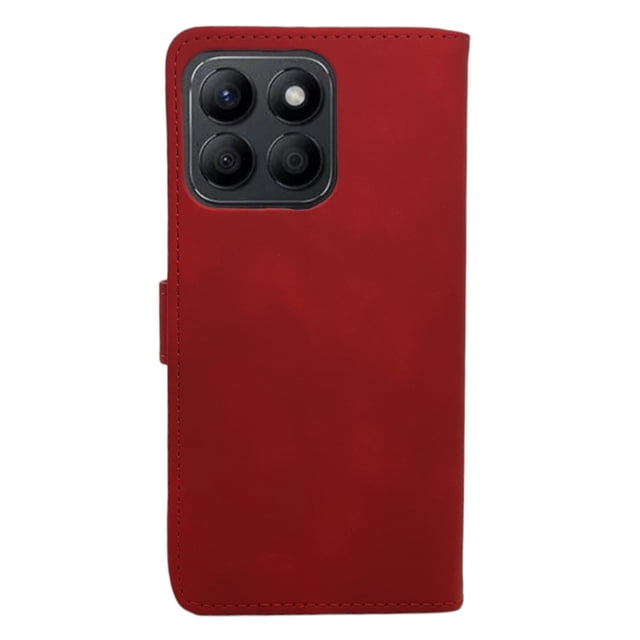 Funda Cartera Suave Cely Vesmir Para Honor X8b Rojo Con 2 Micas