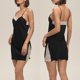 thumbnail image 1 of Camisón de mujer con tirantes y encaje, ajustable, cómodo y para el hogar., 1 of 9