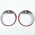 thumbnail image 4 of 2Pcs Black ABS Front Headlight Lamp Cover Trim for Suzuki Jimny 2019-21, 4 of 6