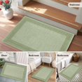 thumbnail image 6 of Cameo Green Retro Greek Key Large Area Rugs for Bedroom Living Room, Soft Non Slip Carpet Bedside Rug, Geometric Greece Ancient Rustic Rectangular Floor Cover Kitchen Accent Rug 2'x3' for Office, 6 of 9