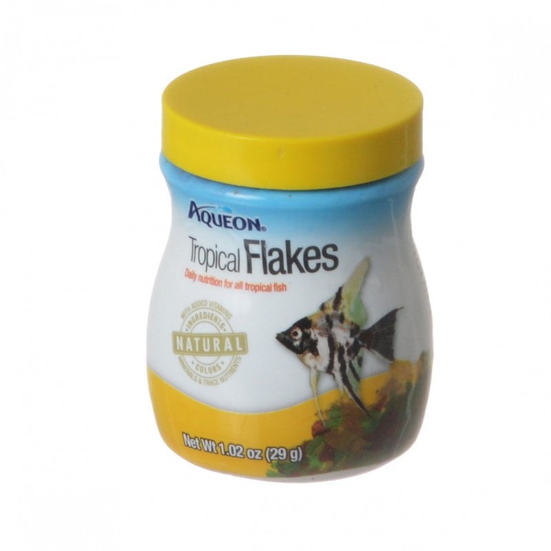 9.18 oz (9 x 1.02 oz) Aqueon Tropical Flakes Fish Food