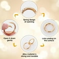 thumbnail image 3 of MODANU 16PCS Trigger Metal Spring O Rings Round Carabiner Clip Snap Trigger Spring Keyrings Buckle for Handbag Craft Making (4 Sizes, Gold), 3 of 8