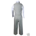 thumbnail image 5 of NEW BABY BOY & TODDLER EASTER WEDDING FORMAL VEST SUIT GRAY SZ:S,M,L,XL,2T,3T,4T, 5 of 6