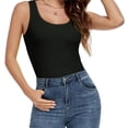 thumbnail image 5 of Shapewear Camisoles Seamless Tummy Control Compression Tank Tops Waist Trainer Body Shaper for Women, 5 of 6