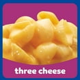thumbnail image 4 of Pack of 2 Kraft Three Cheese Mac N Cheese Macaroni and Cheese Dinner with Mini-Shell Pasta, 7.25 oz Box, 4 of 5
