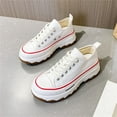 thumbnail image 3 of Women's low top heightening canvas shoes,breathable and fresh fashion trainers wide available, 3 of 7
