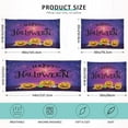 thumbnail image 3 of GZHJMY Halloween Pumpkin Pillowcase Plush Pillowcase for Hair and Skin, Soft Standard Size Pillow Cases Zippered Queen Pillow Case Set of 1-21x54in Home Decor, 3 of 7