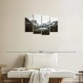 thumbnail image 2 of Elephant Stock Yosemite Winter Magic Wall Art - Horizontal Multi Panel Canvas - Living Room Wall Decor - Nature Multi Panel - White And Black Decor - 30" x 18", 2 of 4