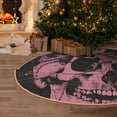 thumbnail image 5 of Sikiie Skull and Snake Art Christmas Tree Skirt, Christmas Tree Decorations, Christmas Decor, Tree Mat Decoration(30-48IN)-48", 5 of 6