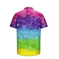 thumbnail image 5 of EQWLJWE Work Shirts for Men Novelty 3D Non-positioning Printed Short Sleeve Button Down Valentine/New Year Beach Party Casual Shirts for Office, 5 of 5