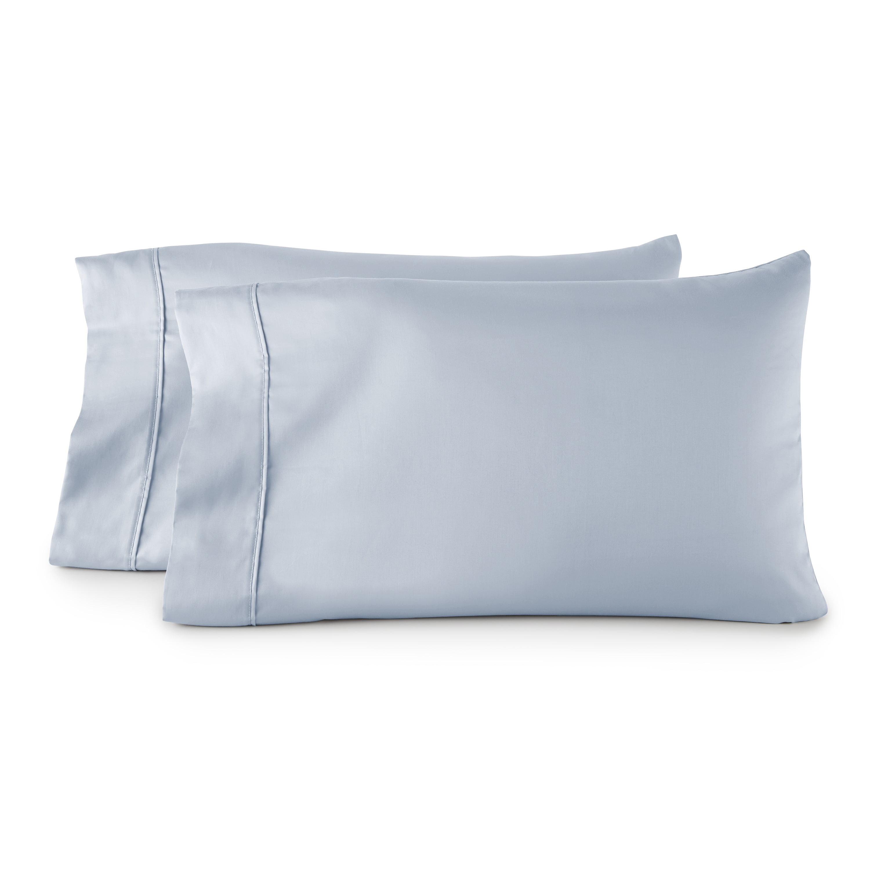 Better Homes & Gardens 2-Piece 300 Thread Count Blue Water Cotton Sateen Pillowcase Set, King