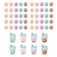 thumbnail image 1 of Silicone Beads 15mm DIY Silicone Round Beads Milk Tea Beads, 1 of 5