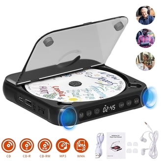 Deluxe Handheld Personal CD Player with Micro USB, Stereo Earbuds