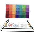 thumbnail image 3 of GUOOL Bead Loom Kit 28 Colors Beads Elastic String Lobster Clasps Scissors for Jewelry, 3 of 8