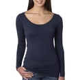 thumbnail image 2 of Women's Tri-Blend Long-Sleeve Scoopneck T-Shirt, 2 of 2