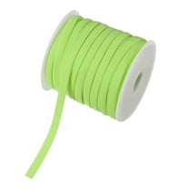 Uxcell Double Fold Bias Tape 1/4" 25 Yards for Sewing/Seaming Fluorescent Green