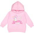 thumbnail image 2 of Inktastic I'm Three Cute Unicorn 3rd Birthday Toddler Hoodie, 2 of 4