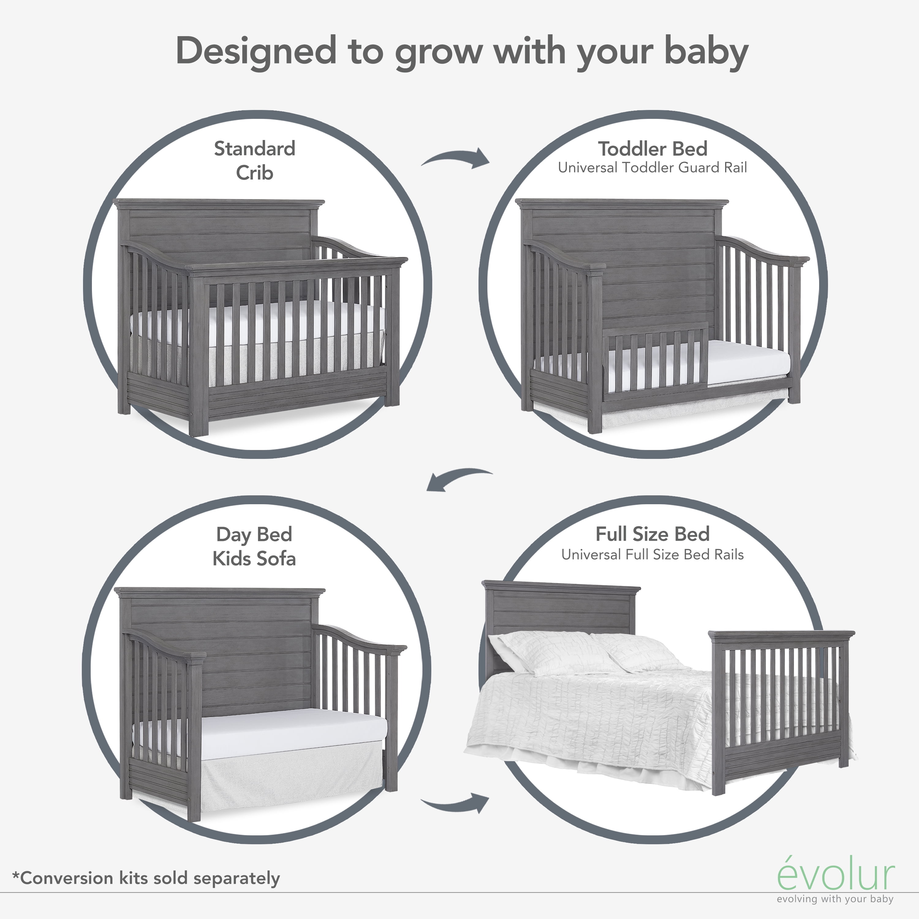 Evolur Universal Bed Rail