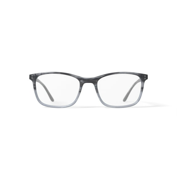 M America Men's Bushwick Square Prescription Eyeglasses with Case, Brown Gradient