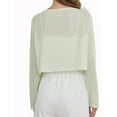 thumbnail image 3 of Lovito Casual Plain V Neck Lace Up Cardigans, 3 of 5