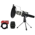 thumbnail image 1 of Blue Encore 100 Black Dynamic Handheld Microphone+Tripod Stand+Pop Filter+Cable, 1 of 19