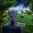 thumbnail image 6 of Solar Powered Gargoyle Statue Outdoor Garden Decor with Auto On/Off Light, Weatherproof Solar Lantern for Pathway, Patio, Yard, Balcony, Indoor Home Decoration, 6 of 8