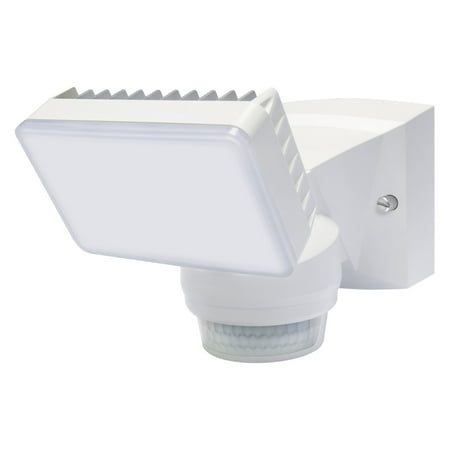 

IQ America LM1801BZ Motion Security Flood Light 1600 Lumen LED Outdoor Weatherproof 180 degree 70 foot Detection Wall Eave or Soffit Universal Swivel Mount Shed Storage Attic Workshop Garage Light