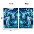thumbnail image 3 of ALAZA Plastic Clipboard A4 Letter Size Decorative Clipboards for Students Women Men 9" x 12.5" Magic Dragon Wings, 3 of 6