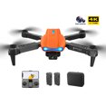 thumbnail image 3 of Cuadricóptero Rc Drones FPV con carga USB de avión para niños y niñas (naranja, 2 baterías, 2 cámaras), 3 of 9