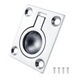 thumbnail image 2 of LOVIVER 2xFlush Pull Handle 3.8Cmx4.8cm Hardware Lift for Boat Marine , , 4 Pcs, 2 of 8