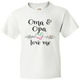 thumbnail image 3 of Inktastic Oma and Opa Love Me- Heart Grandchild Youth T-Shirt, 3 of 5