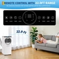 thumbnail image 5 of Garvee 8000 BTU Portable Air Conditioner - Quiet 3-in-1 AC with Dehumidifier Fan, Easy Install for Home Bedroom Dorm, Energy Efficient with Remote Control, 150-200 Sq Ft, 5 of 11