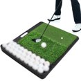 thumbnail image 1 of Golf Practice Mat Golf Hitting Mat with Golf Ball Tray, 1 of 8