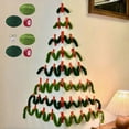 thumbnail image 1 of Cagogo under $5 2Pcs DIY Christmas Tree, 2-Piece Christmas Tree Shaped Snack Tray Set, 3-Compartment Fruit Candy Serving Platter, Holiday Party Serving Tray for Christmas Decorations, 1 of 9