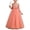 Pink, variant on Auroural Girls Dresses 9 Years Old Girl's Wedding Birthday Princess Dress Dresses Girls Sleeveless Dresses Girl's Medium To Large Size Netted Wrap Evening Gown Dress