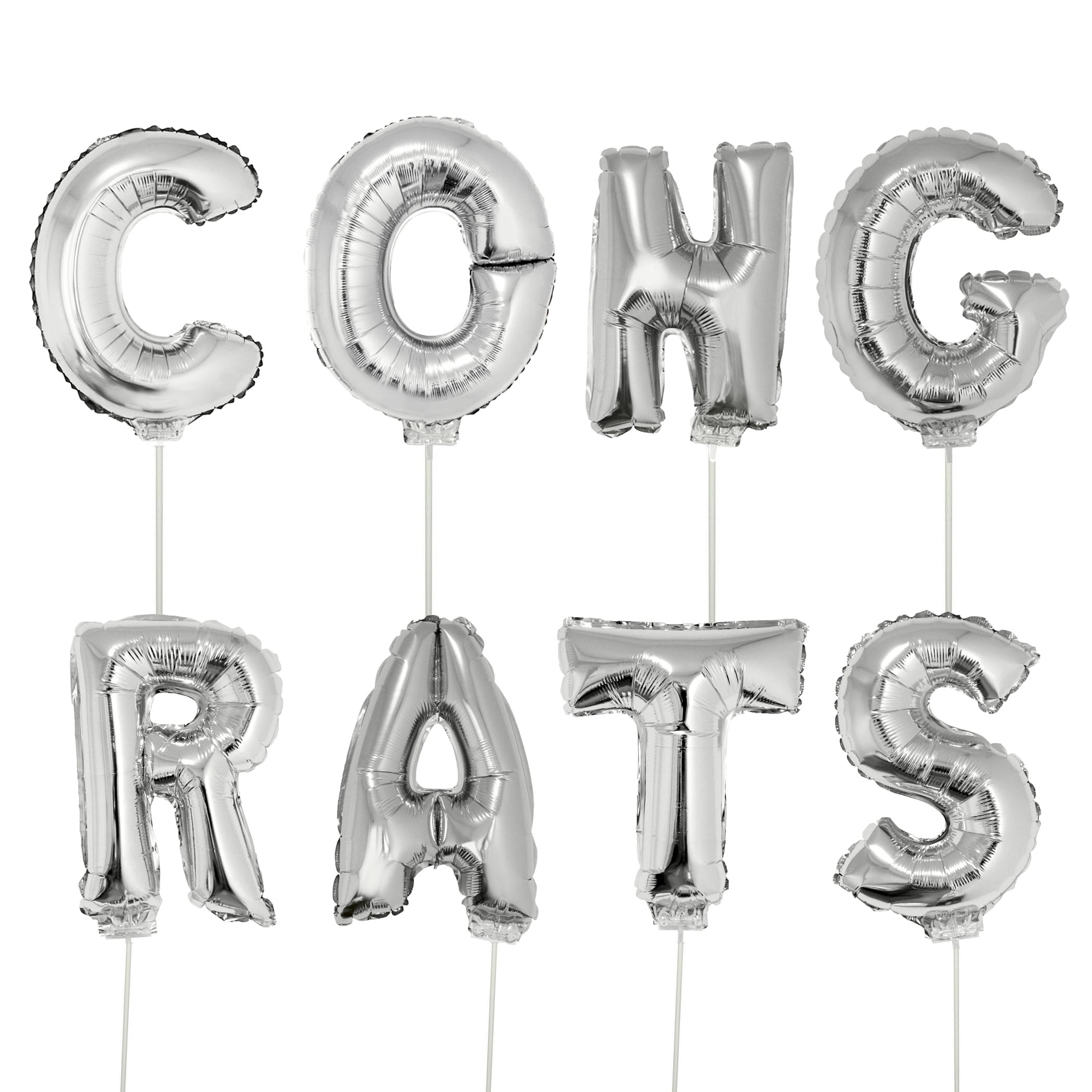 SILVER PROM 2020 Letter BALLOON 16/" FOIL Air Foil BALLOONS Party Graduations