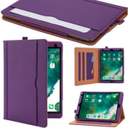 Apple iPad 10.2 Inch 2020/2021 (7th/8th/9th Generation) Case Soft Leather Stand Folio Case Cover for iPad 10.2 Inch,Multiple Viewing Angles,Auto Sleep/Wake,Document Pocket - Purple