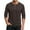 Brown, variant on lmcalzta Mens Shirts 3/4 Sleeve Cotton Stretch Comfy Casual Pullover Button Henley T-Shirts for Workout Athletic