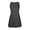 Dark Gray, variant on Bxsruta Women Sleeveless Crew Neck Casual Loose Swing Tank Mini Dress with Pockets