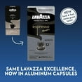 thumbnail image 4 of Lavazza Espresso Ristretto Dark Roast Arabica & Robusta Aluminum Capsules Compatible with Nespresso Original Machines (Pack of 60) ,Value Pack, Intense and full bodied, dark crema, Intensity 12 of 13, 4 of 4