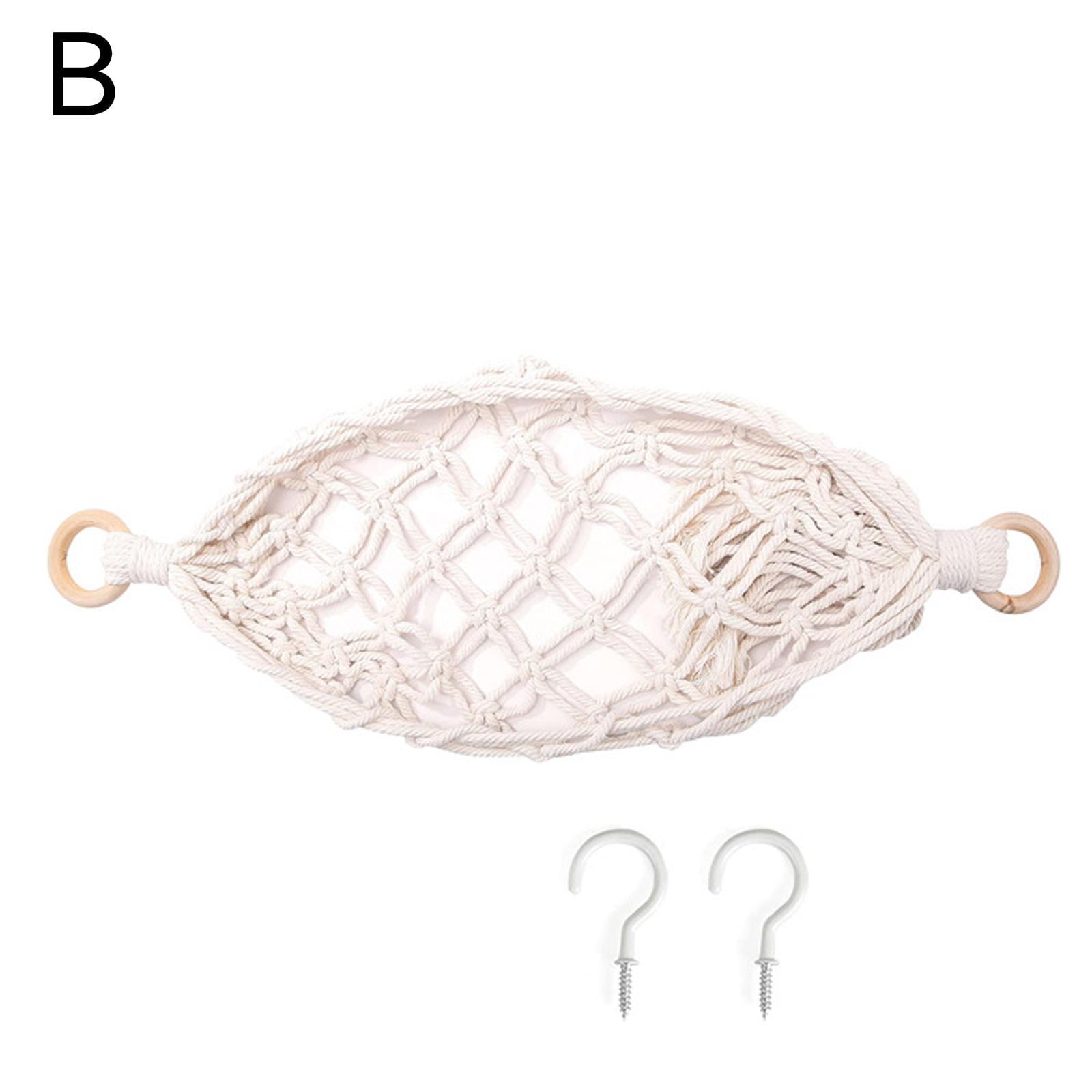 Fruit Hammock Vegetable Basket Hanging Holder Dormitory Kitchen Home Organizer] E6D9